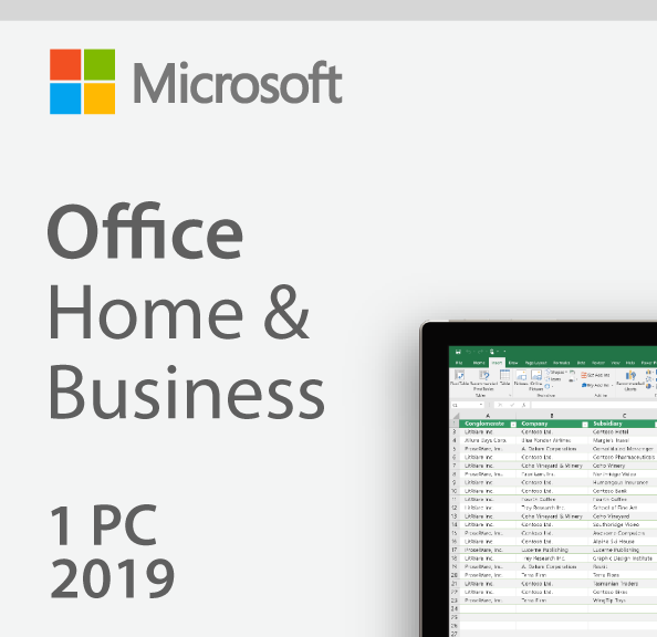 Microsoft Office Home and Business 2019 - License Microsoft #sku# #bar |  MyChoiceSoftware.com
