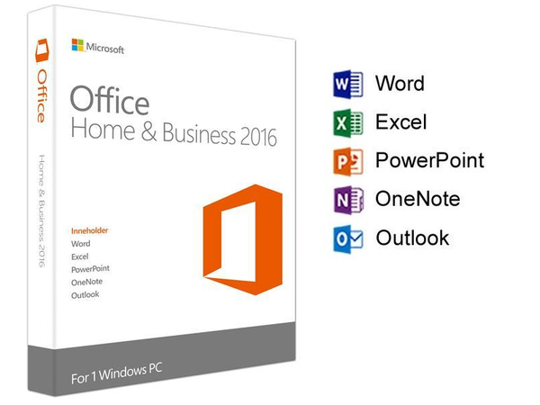 Microsoft Office 2016 Home and Business Instant License Microsoft