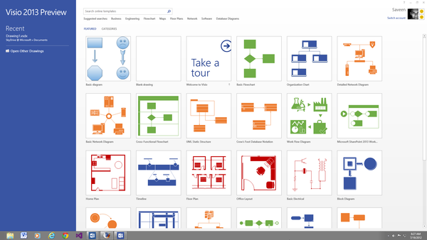 Microsoft Visio Professional 2013 Retail License - 32/64 Bit