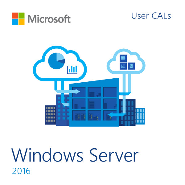 Microsoft Windows Server 2016 Standard 5 User CALs | MyChoiceSoftware.com