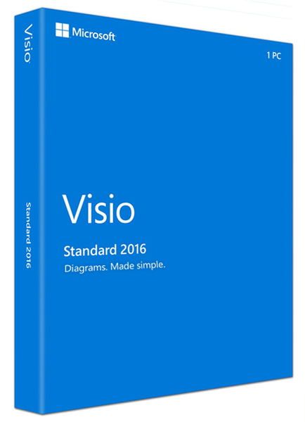 Microsoft Visio Standard 2016 Retail Box Microsoft #sku# #barcode ...